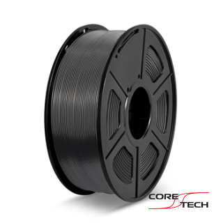 PETG, Black, 1 кг — чорний філамент, пластик для 3д-друку