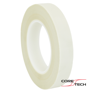 TFGS-09.0mm Стрічка склотканинна. Ш=9 мм, Д=50 м,  термоактивний каучук. клей, 150 °С, RoHs